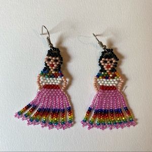 Handcrafted Beaded earrings